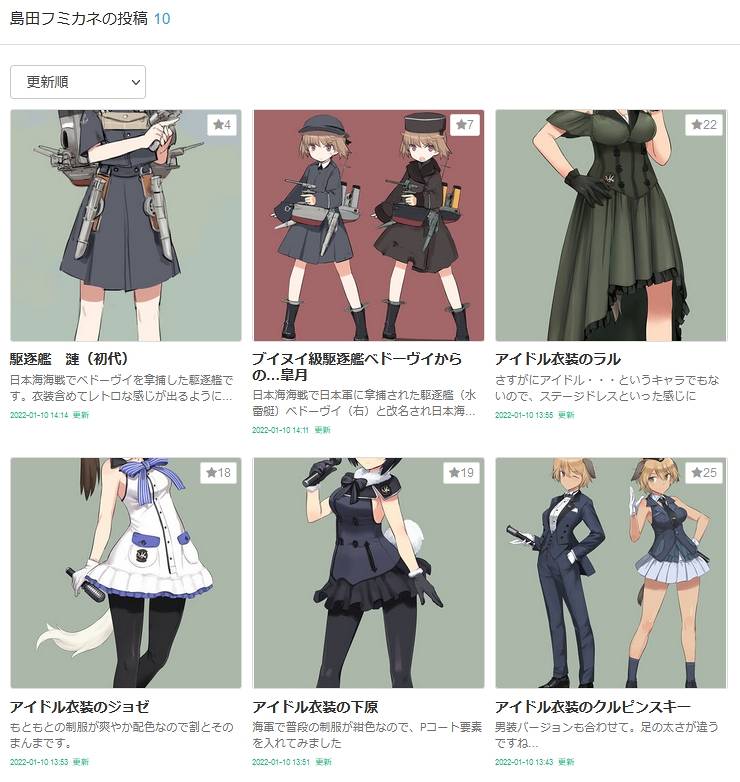 フミカネ先生のFantia