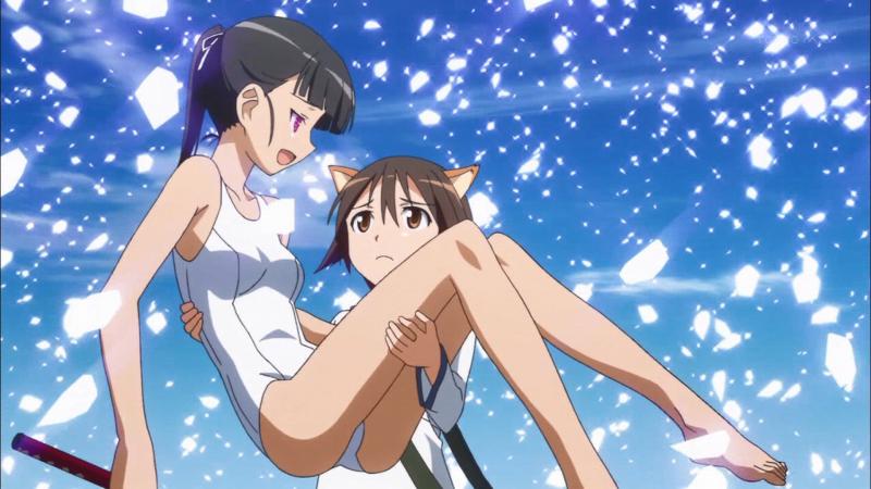 坂本さんの白い水練着