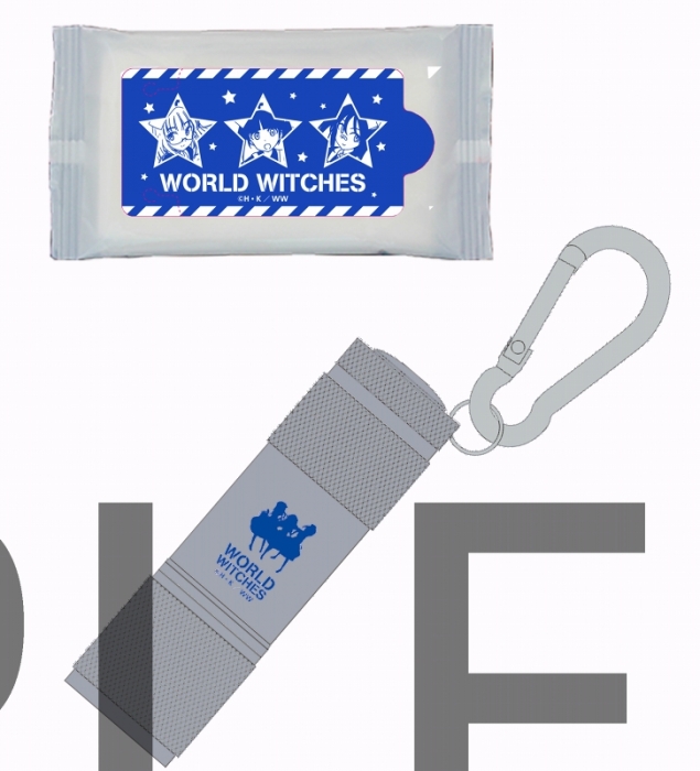 ワールドウィッチーズ　C98非常用支援セット,ペリーヌ,ジョゼ,エリー,ウェットティッシュ,LEDライト