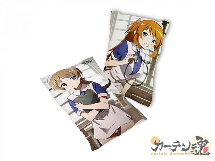 カーテン魂「ストライクウィッチーズ ROAD to BERLIN まくらカバー（リネット・ビショップ＆シャーロット・E・イェーガー）」