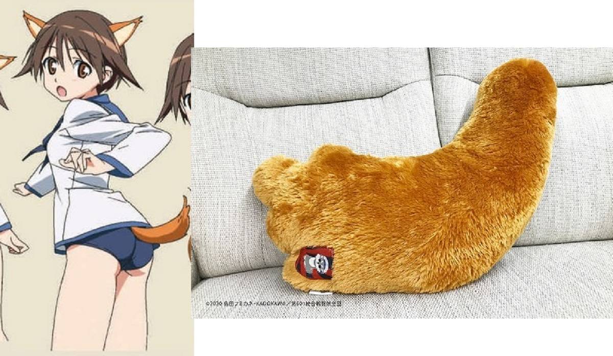 ストライクウィッチーズ ROAD to BERLIN もふっと♪尻尾クッション (2)