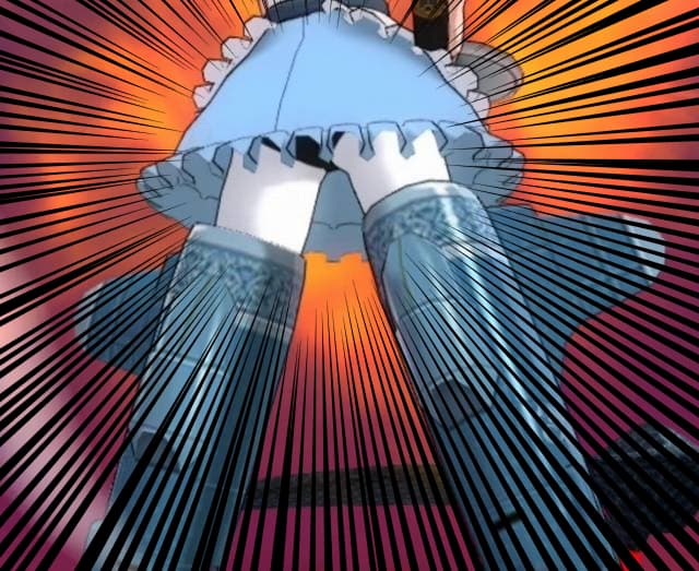 サーシャさんの白タイツ (1)