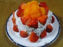 ペリーヌの誕生日ケーキ