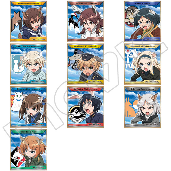 ブレイブウィッチーズ　ミニ色紙コレクション