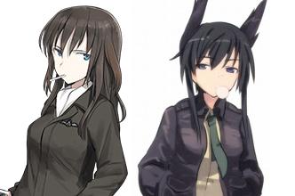 エリザベス・F・ビューリング少尉とドミニカ・S・ジェンタイル大尉